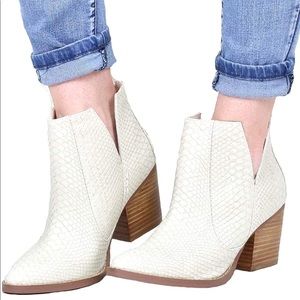 White Ankle Boots
